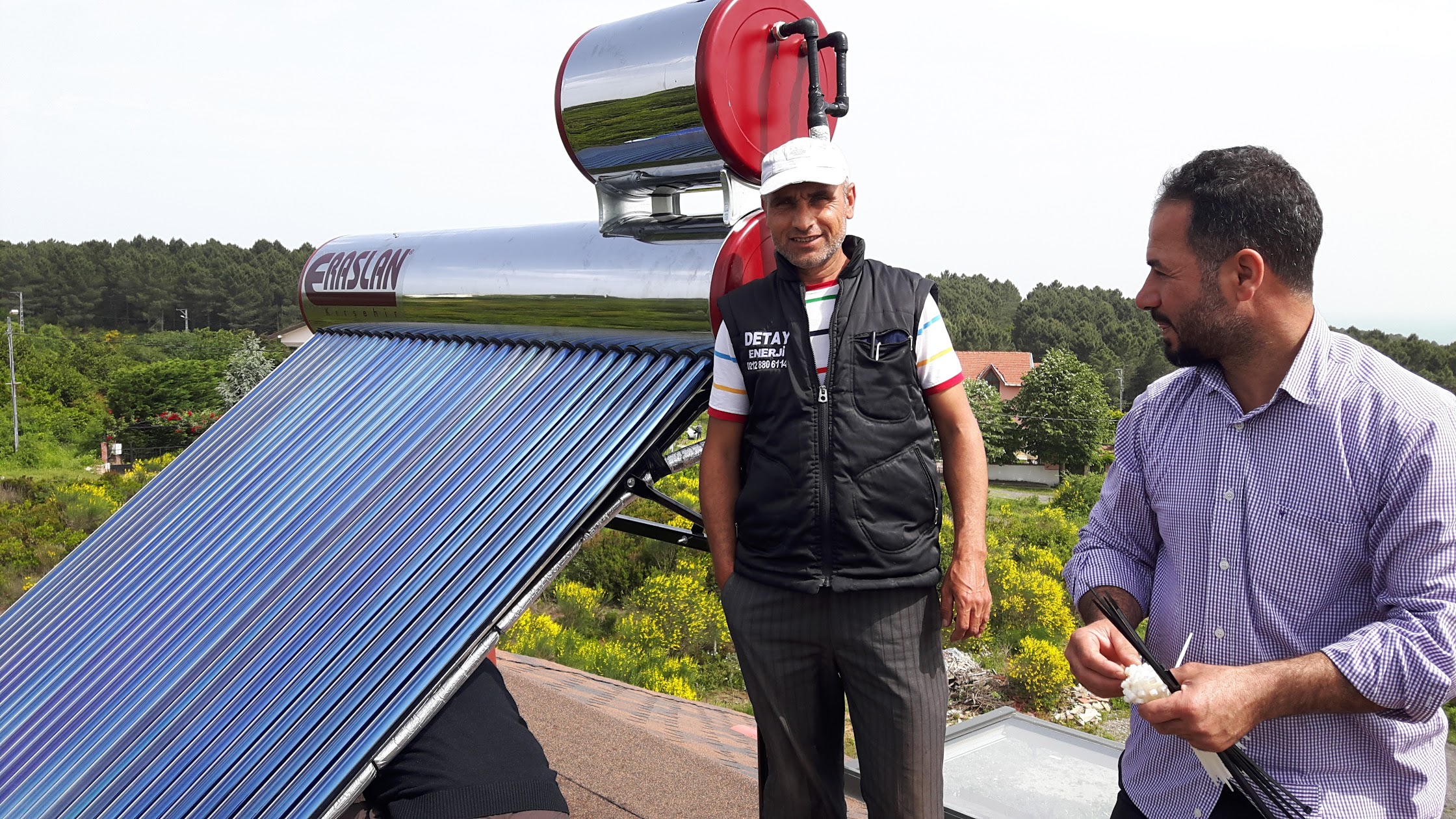 Güneş enerjisi kurulum fotoğrafı