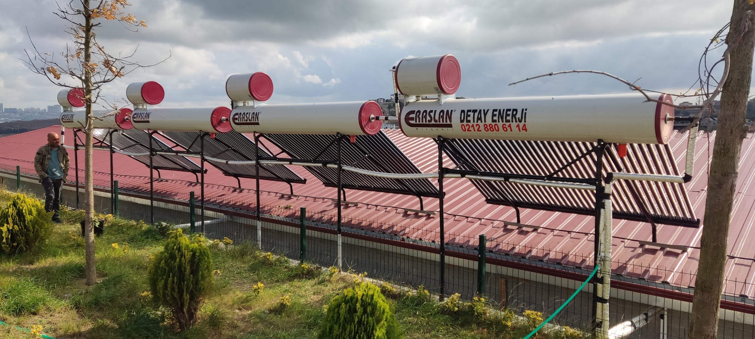 Güneş enerjisi kurulum fotoğrafı